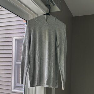 LOFT Light Gray Knit Sweater